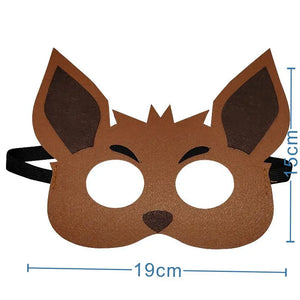 Conjunto de 12 Máscaras de Fieltro Pokémon