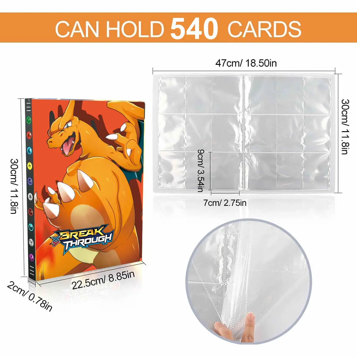 Álbum Coleccionador Pokémon - Estilo Anime