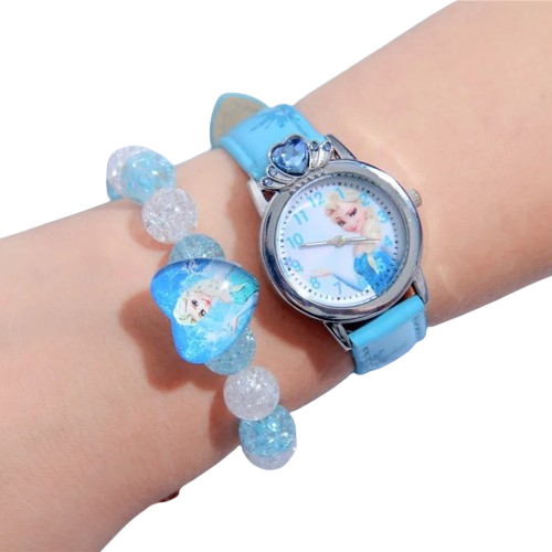 Reloj y Pulsera de Princesa Elsa de Frozen